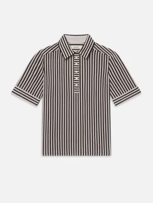 The Snap Polo -- Espresso Multi