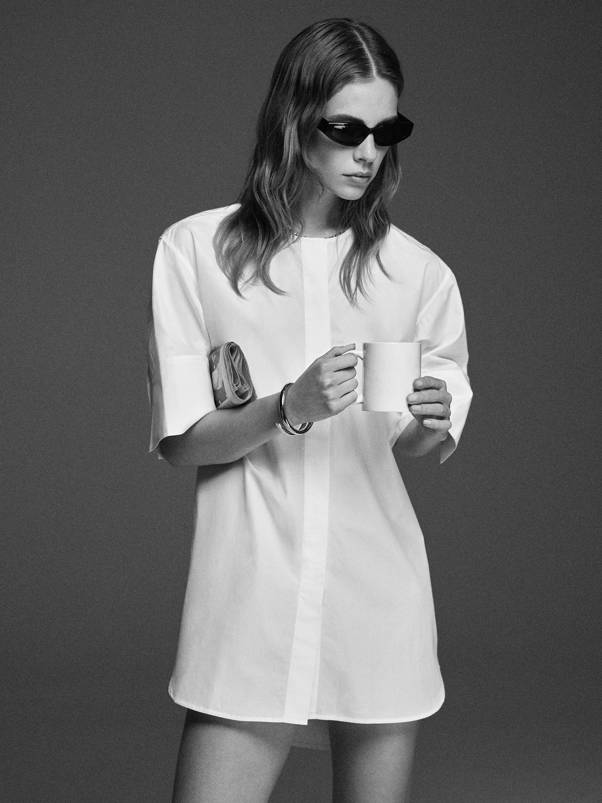 Le Chemisier du Dimanche -- Blanc