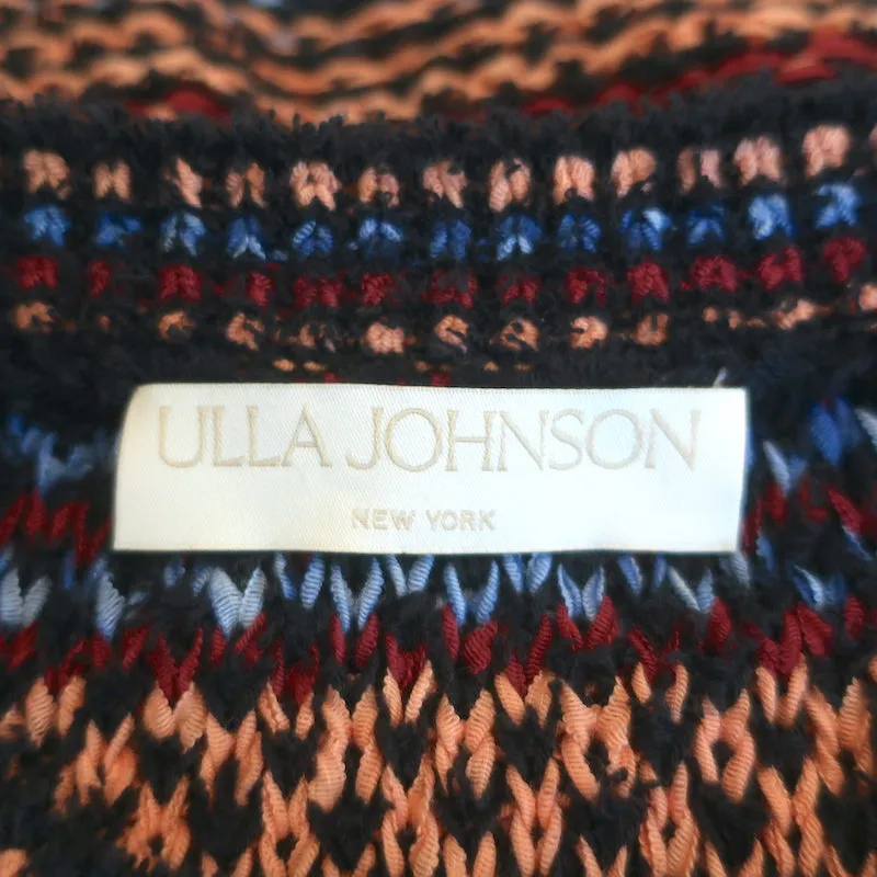 Ulla Johnson Haut à manches ballon Elara Multicolore Rayé Taille Petite