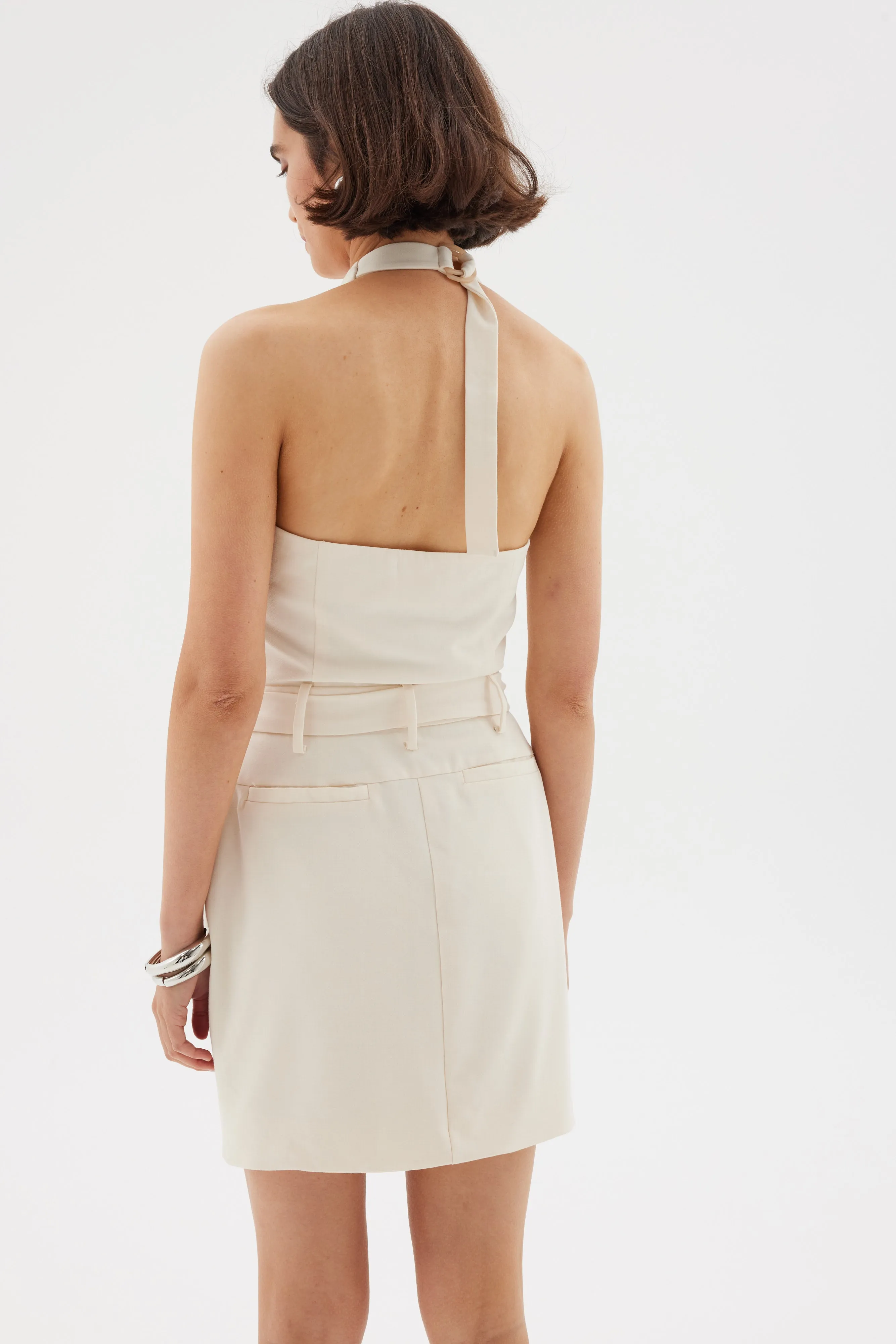Robe tunique dépliée