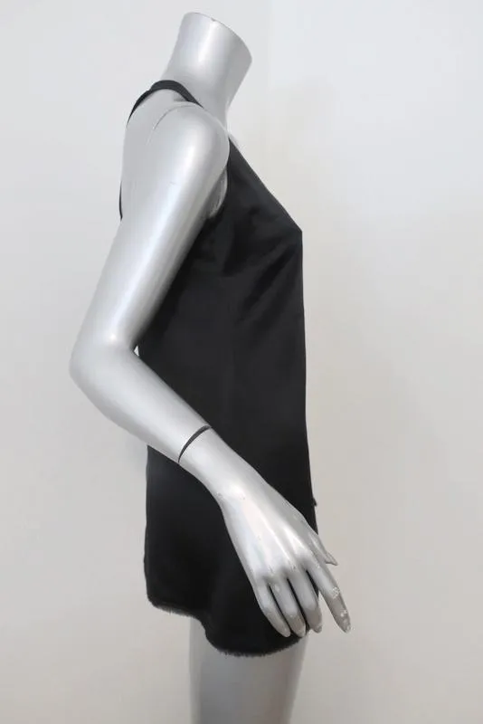 Débardeur Vince Racerback Noir Satin Taille Très Petite