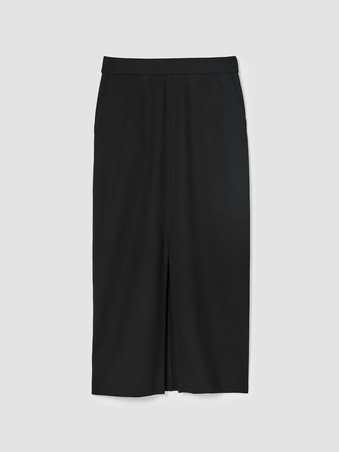 Jupe en Ponte Souple Lavable en Noir
