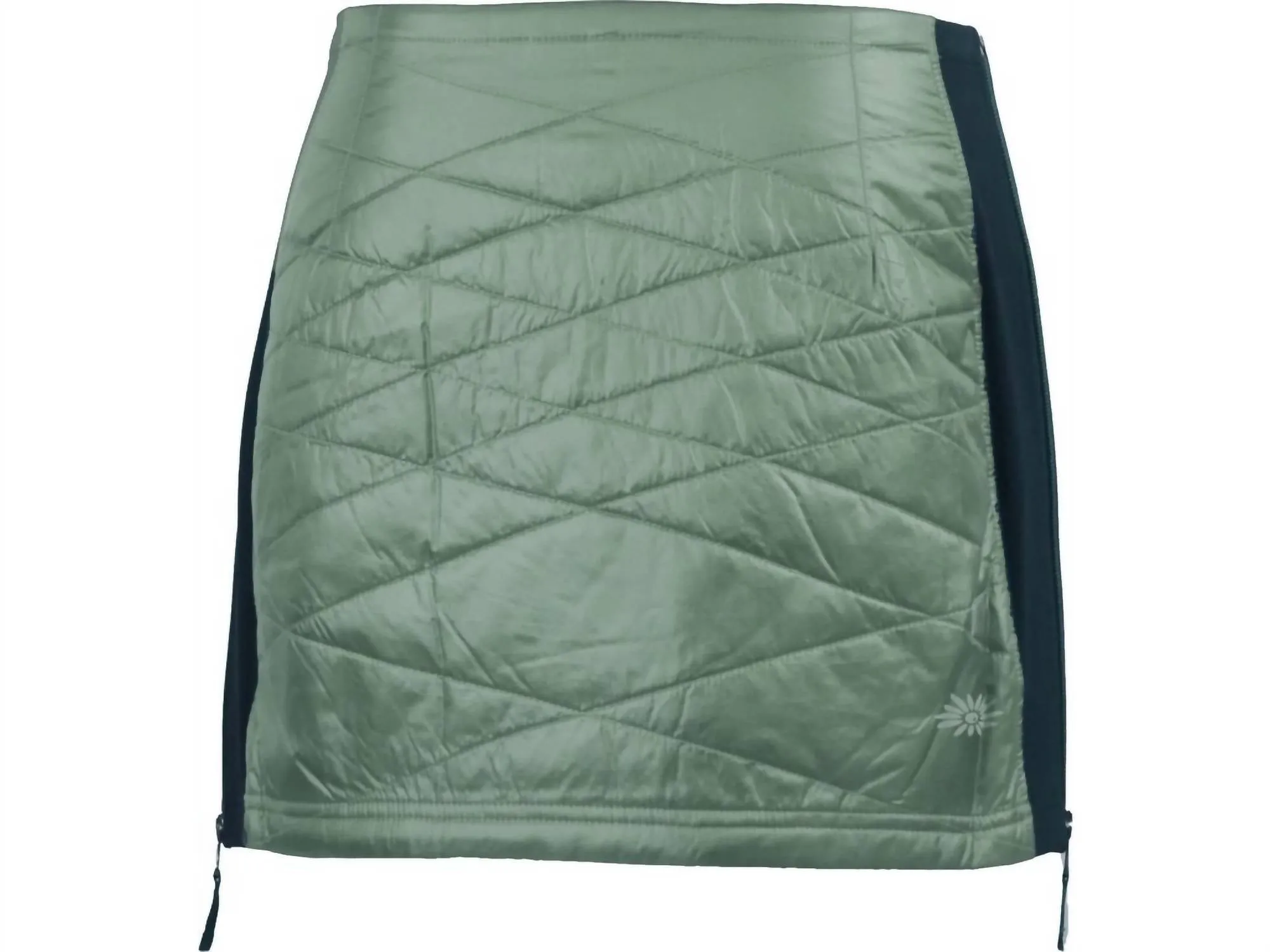 Mini-jupe Kari pour femme en vert givré