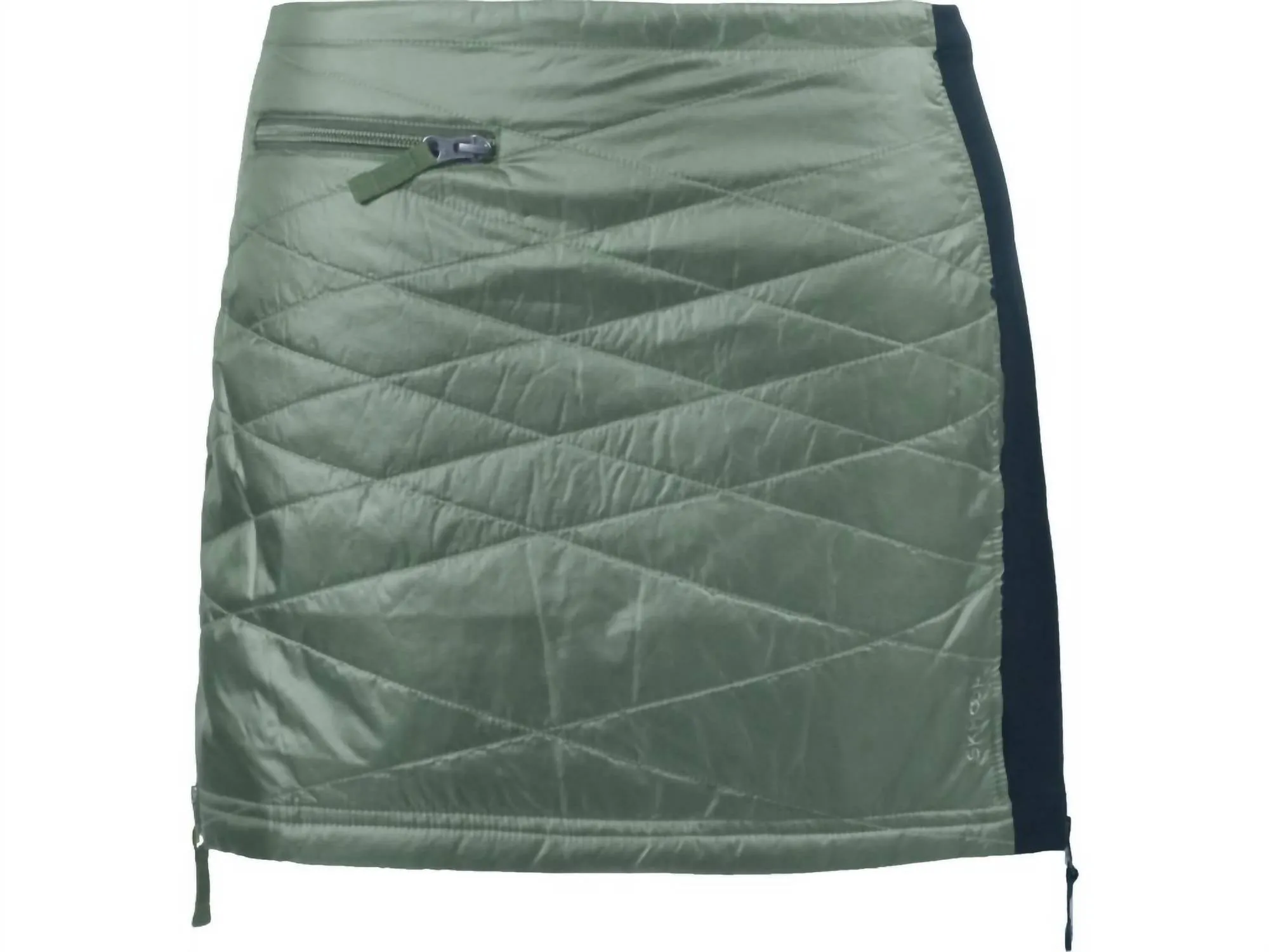Mini-jupe Kari pour femme en vert givré